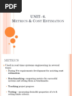 Metrics & Cost Estimation.