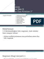 Kelompok 2 Bahasa Indonesia Teks Negosiasi (Bab 5) "Pembahasan Pada Pemetaan 2"