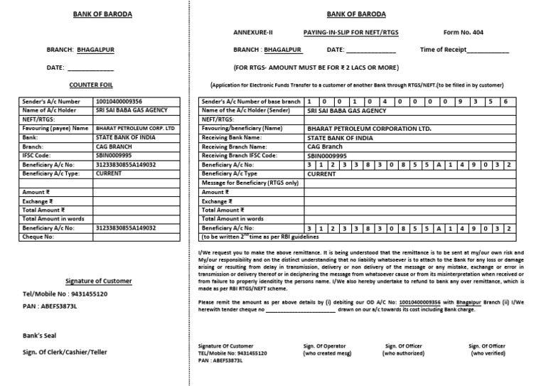 Achcr Full Form Bob Bank
