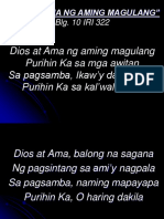 Diyos at Ama NG Aming Magulang