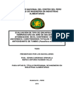 Microencapsulacion Mediante Secado Por Atomizacion de Tumbo PDF