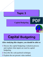 Capital Budgeting