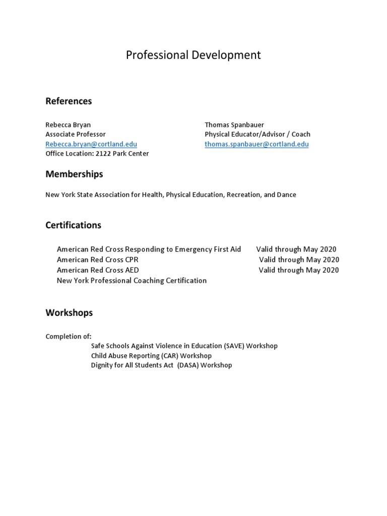 Professional Development PG | PDF