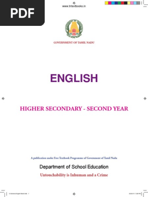 Std12 General English Www Tntextbooks In Pdf