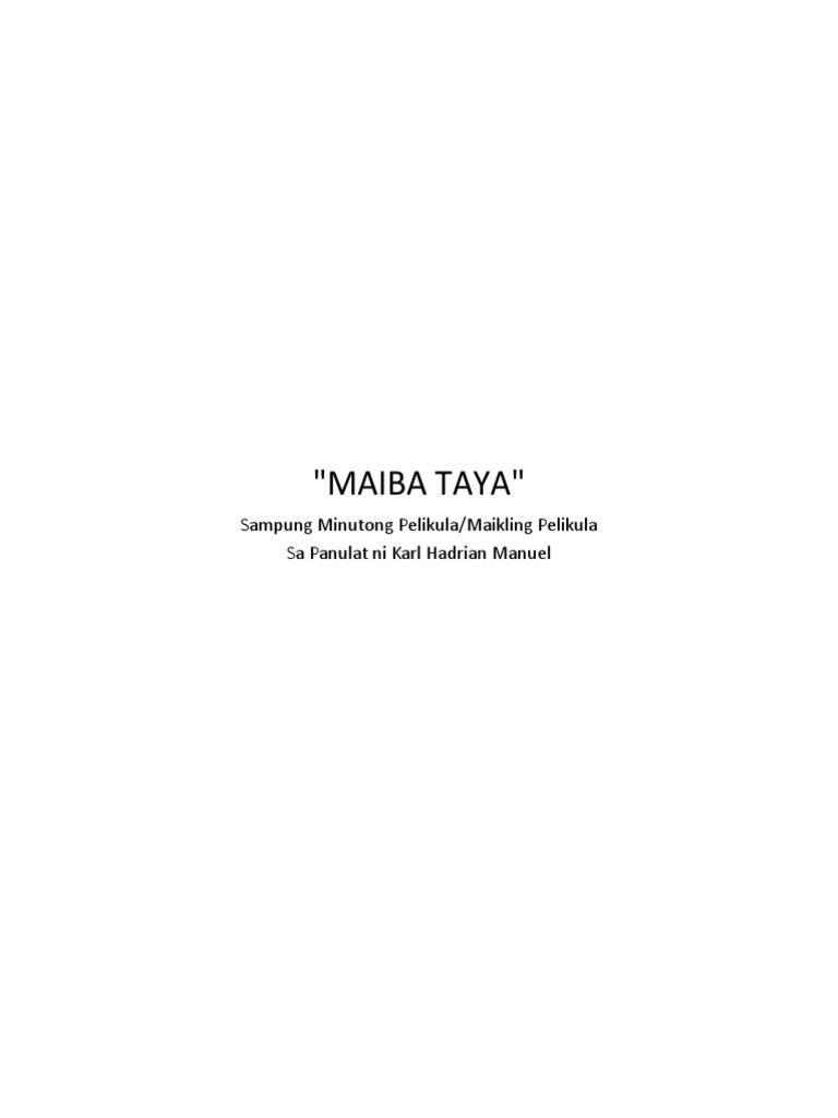 Maiba Taya | PDF