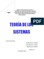 Teoría de los Sistemas y la Información