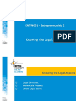 PPT4 ENTR6051 Knowing The Legal Aspects R0