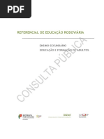 Referencial Educacao Rodoviaria Ensino Secundario Educacao Formacao Adultos