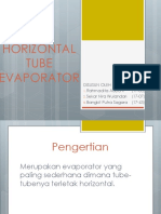 Horizontal Tube Evaporator