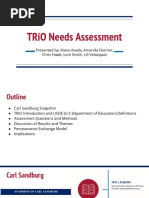 Trio Needs Assessment