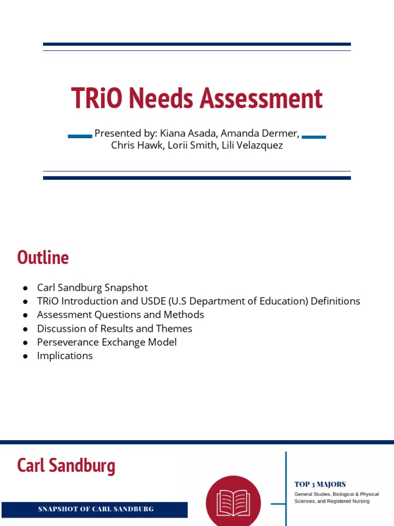 TRiO Support for First-Gen Students | PDF | Behavior Modification ...