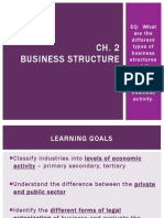 Ch2 Business Structure