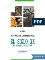 El Siglo XX La Nueva Literatura - Eduardo Lánez PDF