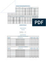 Isolated Footing Design (ACI 318-11) : Footing No. Group ID Foundation Geometry - Length Width Thickness