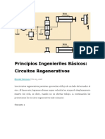 Principios Ingenieriles Básicos CIRCUITOS REGENERATIVOS