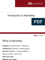 Mendeley Introduction