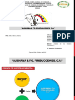 Diapositiva de Ajishama & F.G. Producciones, C.A. (Análisis de Los Estados Finanacieros II)