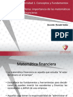 1. Inmportancia de La Matemáticas Financiera