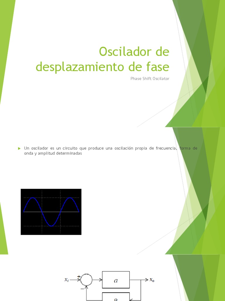 Oscilador de Desplazamiento de Fase PDF