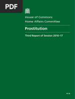 Prostitution - House of Commons