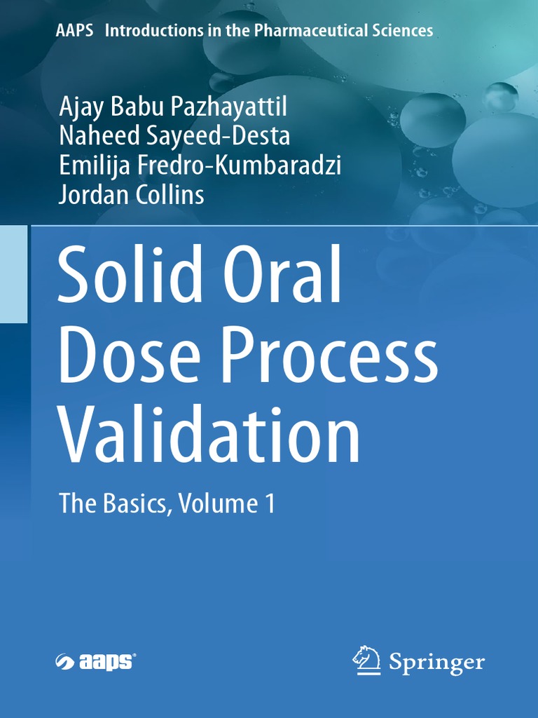 Solid Oral Dose Process Validation 2018 | PDF | Tablet (Pharmacy ...