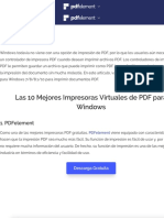 Las 10 Mejores Impresoras Gratuitas de PDF para Windows PDF