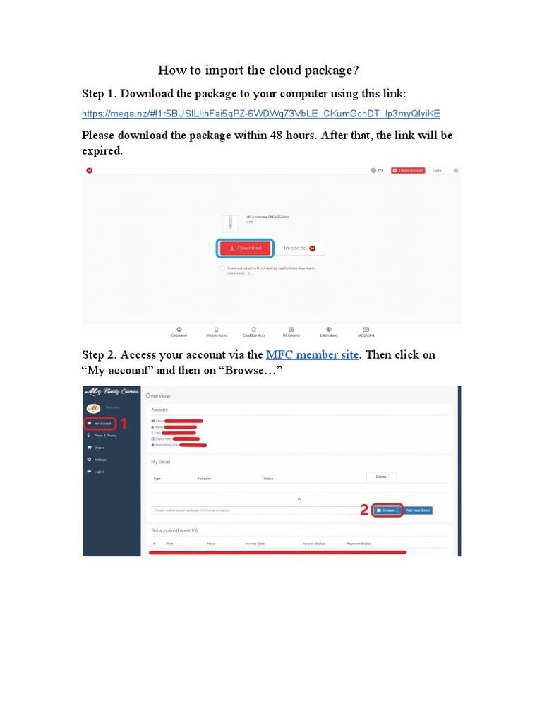 Importing My Family Cinema Cloud | PDF | Computers