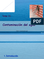 Contaminación de Agua