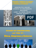 Examen No Convencional Las Tres e