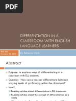 Clark Rebecca Differentiation Research Presentation