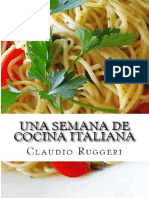 Una Semana de Cocina Italiana ( - Claudio Ruggeri
