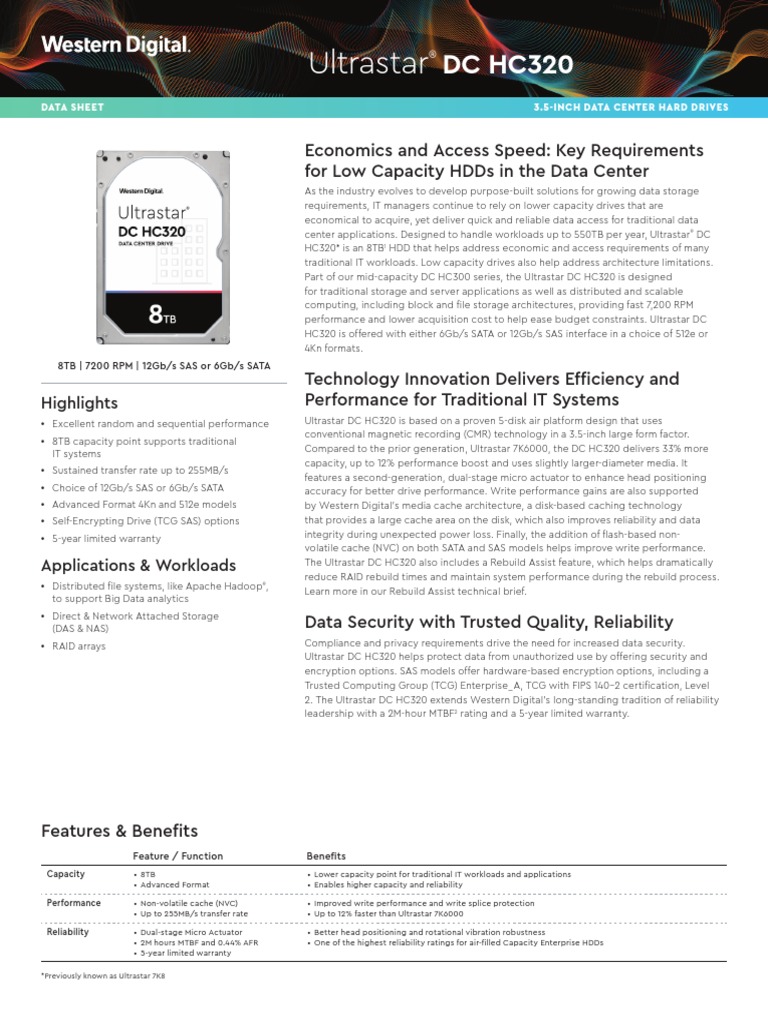 HDD-WD 8TB | PDF | Hard Disk Drive | Computer Architecture