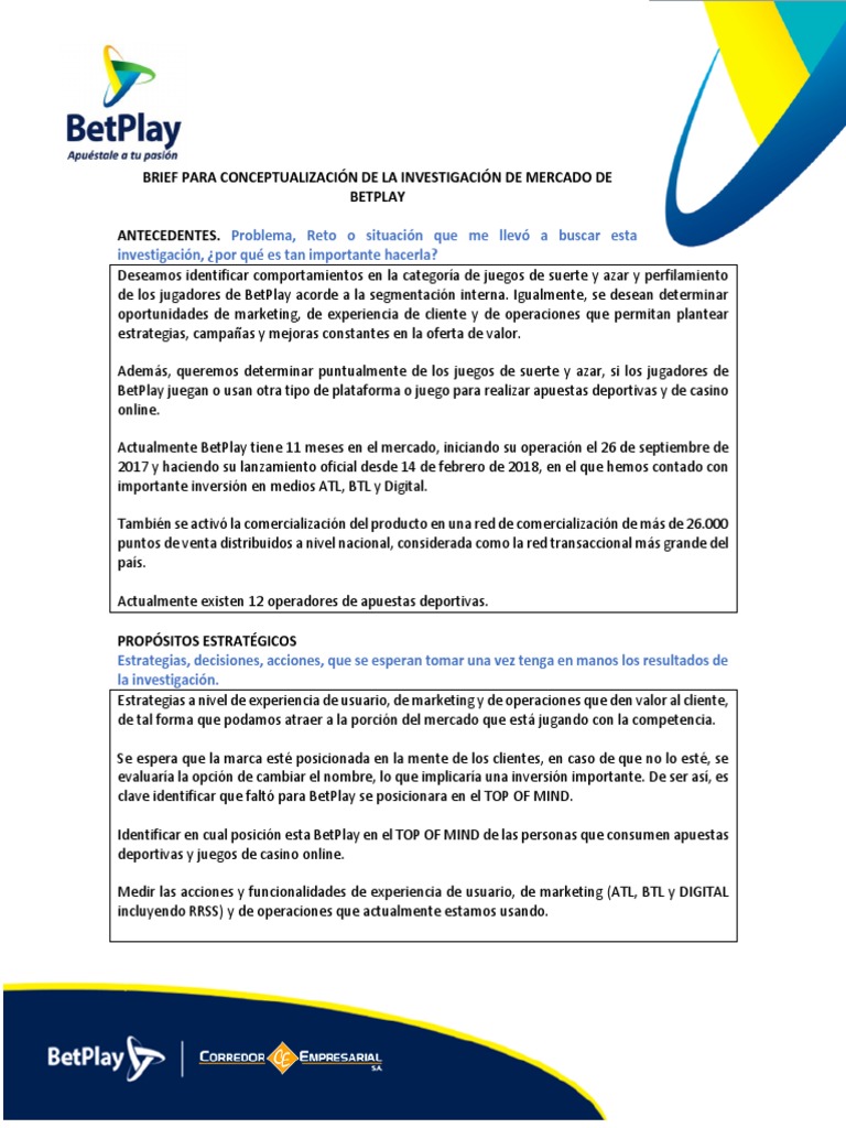 Propuesta Actualizada Betgol 1, PDF, Apuestas Deportivas