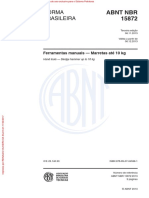 NBR 15872 - Ferramentas Manuais Marretas