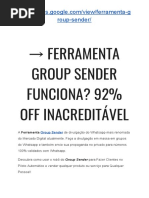 → GROUP SENDER Fernando Augusto 2019 | 92% OFF INACREDITÁVEL HOJE!