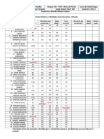 Controle de Notas Oclusão