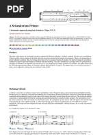 A Schenkerian Primer