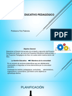 Presentacin de Proyecto Pedagogico.