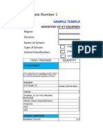 Template Number 1: Sample Template For School