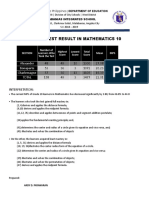 3 Periodic Test Result in Mathematics 10: Alexander Bonaparte Charlemagne Total