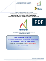 ARCH-2349 VIVIENDA NUEVA DCD Y ESP TECNICAS Mayor A Un Millon INQUISIVI