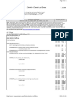 CA40 - Electrical Data