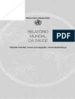 Relatorio OMS Da Saude Mental No Mundo 2001 PDF