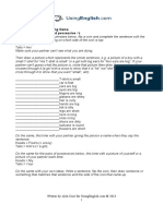 Possessives-Coin Drawing Game Possessive Adjectives and Possessive - 'S