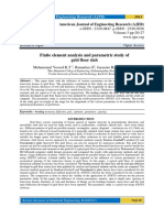 Finite Element Analysis and Parametric Study of Grid Floor Slab