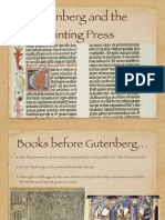 Gutenberg and The Printing Press
