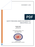 Industrial: Safety Provions Under Factories Act