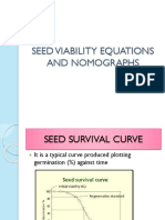 Seed Viability Equations and Nomographs