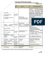 Exam Schedule