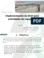 Implementacionde Dron en Actividades de Topografia